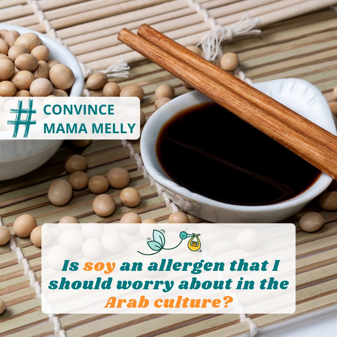 Is Soy an allergen that I should worry about in the Arab Culture