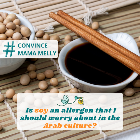 Is Soy an allergen that I should worry about in the Arab Culture?