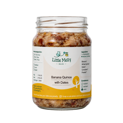 Banana Quinoa with Dates (6m+)
