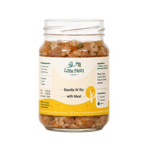 Bazella w Riz with Meat (6m+)